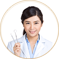 美容外科/美容整形のあご・輪郭形成・小顔の手術を勧める女性